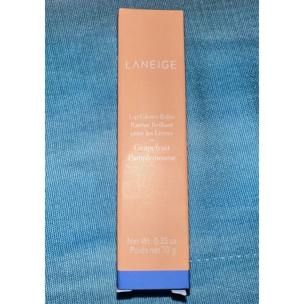 LANEIGE Lip Glowy Balm Grapefruit Hydrating Lip Balm Pink 0.35 oz